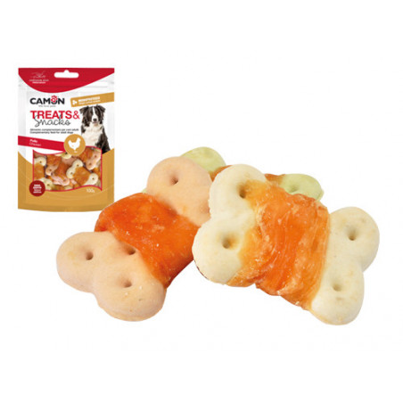 Biscotti Camon al pollo 100g – Snack croccante per cani