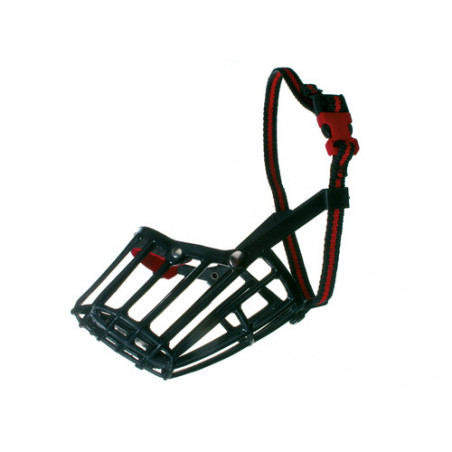 Museruola Camon per cani in plastica D22 – Circonferenza 22 cm, lunghezza 7 cm, ideale per razze piccole