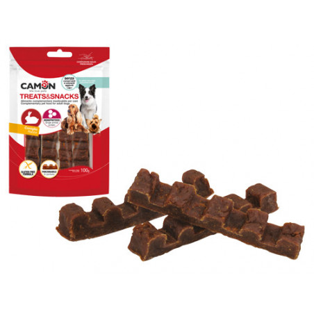 Snack Camon barretta coniglio 100g (4 pz) – Monoproteico, senza additivi, gluten free