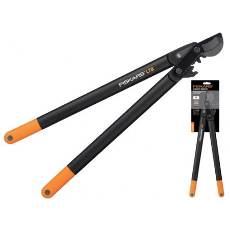 Troncarami Fiskars PowerGear L78 – Testa ad uncino per rami fino a 50 mm