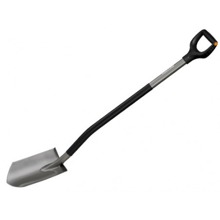 Vanga a punta Ergonomic 125 cm per terreni duri e sassosi con manico inclinato – Fiskars