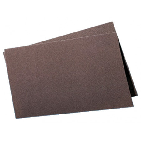 Tela smeriglio N°0 19x28 cm con supporto in tela e abrasivo al corindone per metallo – Imperial
