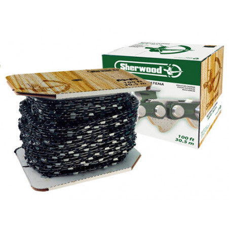 Rotolo catena Sherwood 3/8" mini 1,3 mm 100 maglie per motoseghe compatte – Sherwood