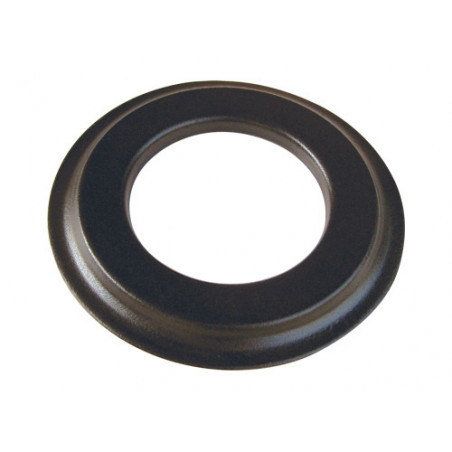 Anello di copertura per stufe a pellet Ø8 cm – smaltato nero opaco – A.L.A.