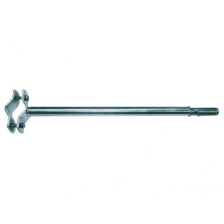 Zanca per antenne M10x55 lunghezza 25 cm – in zama zincata bianca – Minutex