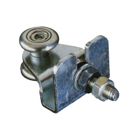 Scorrevole fisso Ø24 mm – 2 cuscinetti torniti – con piastrina e bullone 8 MA – Comunello Art.38