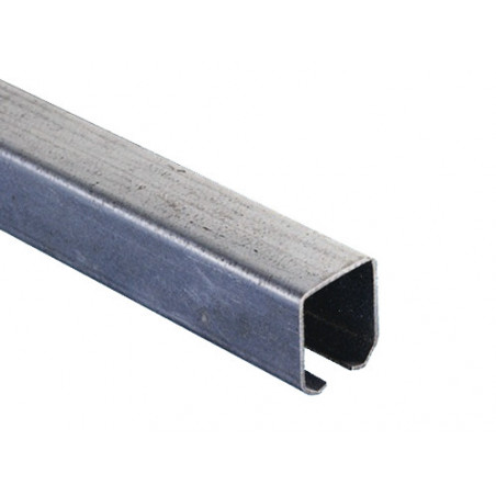 Binario zincato per scorrevoli 42x54 mm – barra 3 m – per carichi pesanti – Comunello