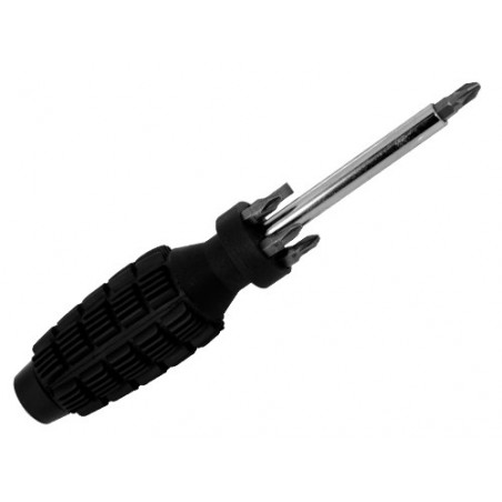 Set giraviti con 5 inserti magnetici – impugnatura ergonomica – per lavori di precisione – Brixo