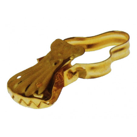 Pinzette bronzate per tende art. 562 confezione 100 pezzi in metallo resistente