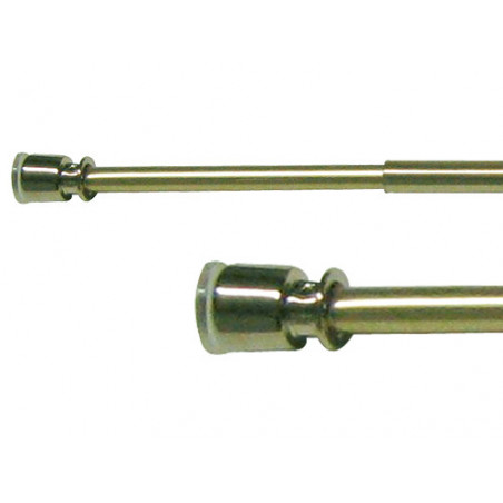 Asta scorritenda Bris Lyra oro estensibile 40–66 cm con ventosa e molla