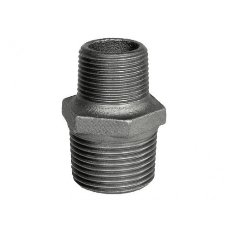Nipplo acciaio trafilato ridotto A.245 3/4"-1" per impianti idraulici