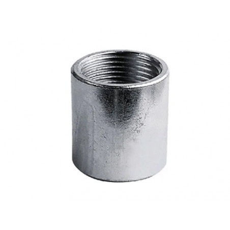 Manicotto acciaio trafilato A.270 1/2" zincato per impianti idraulici