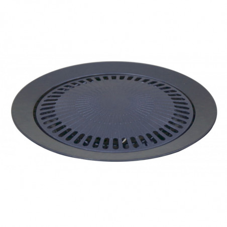 Piastra di cottura antiaderente Ø30 cm – Vaschetta raccogli grassi – Per BBQ Cuba – Brixo