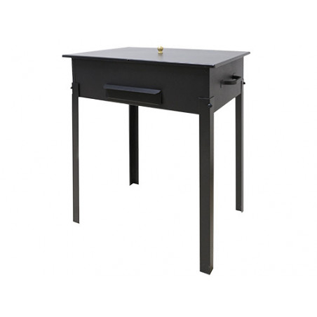 Barbecue a carbone con griglia 50 cm – Struttura in acciaio – El Gaucho