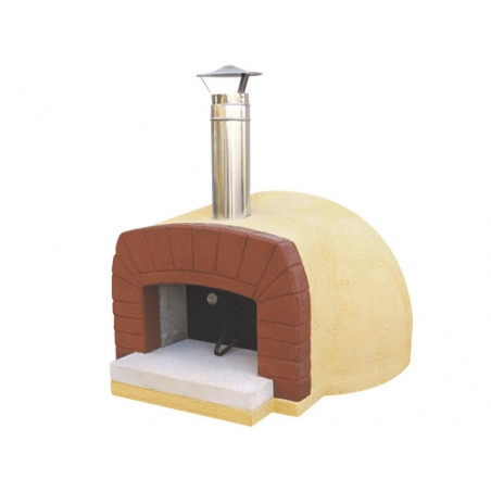 Forno a legna Fragrante con rivestimento – Piano cottura Ø85 cm – Isolamento termico – Beton BBQ
