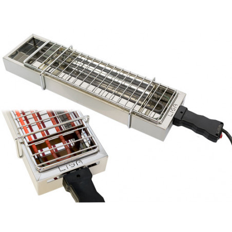 Spiedo Grill Elettrico – Acciaio inox – 53x14x9 cm – 1800W – Lisa