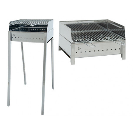 Barbecue Inox Asado Stromboli 40x30 cm – Acciaio inox AISI 430 – Lisa