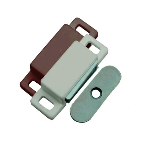 Cricchetti magnetici rettangolari – Modello B-781 – Colore bianco – Confezione da 100 pezzi