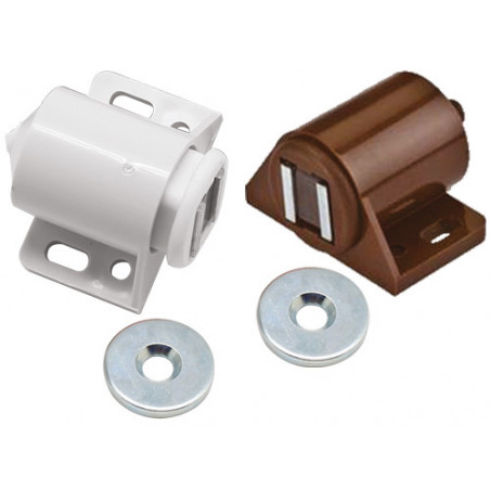 Cricchetti magnetici regolabili tondi – Modello M – Colore marrone – Confezione da 100 pezzi