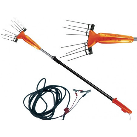 Scuotitore per olive – Twist Slow 12 – Asta telescopica 1,9–2,8 m – Pettini in carbonio – Twist