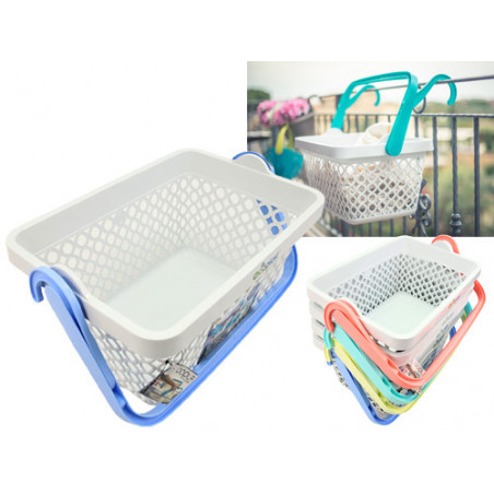 Cesta portapanni Oplà – Capacità 35 L – Con ganci estraibili – Polipropilene – Ecoplast