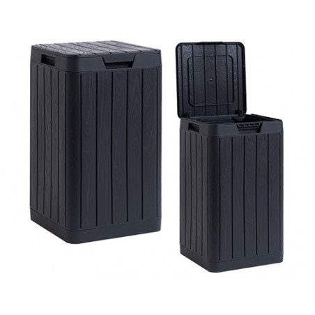 Pattumiera Rio Garden – Capacità 80 L – Resistente agli agenti atmosferici – Toomax