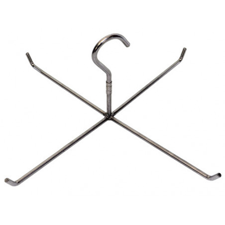 Gancio da macelleria in acciaio inox – modello girevole stella – 270x400 mm – Art.65