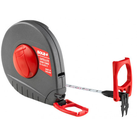 Rotella metrica in metallo Sola ST30 – 30 metri – con cassa in ABS ergonomica