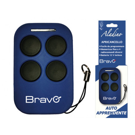 Radiocomando universale Bravo Aladino – 4 canali – frequenza 433,92 MHz