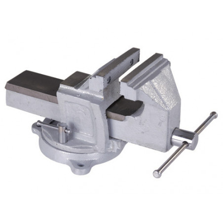 Morsa in ghisa Brixo Sansone 80 mm – base girevole – per hobbisti e professionisti