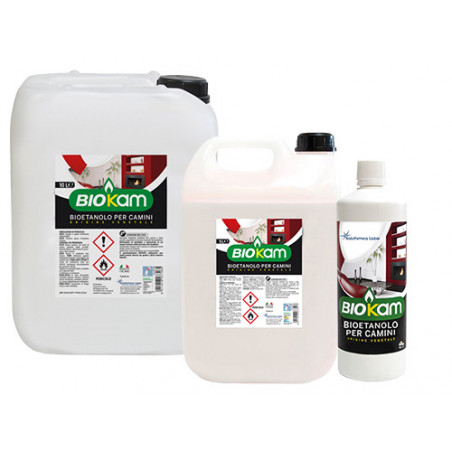 Bioetanolo Biokam 10 litri – combustibile ecologico per biocamini e stufe