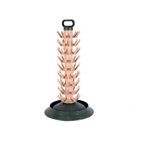 Scolabottiglie in plastica 81 posti – base Ø40 cm – altezza 73 cm – con maniglia