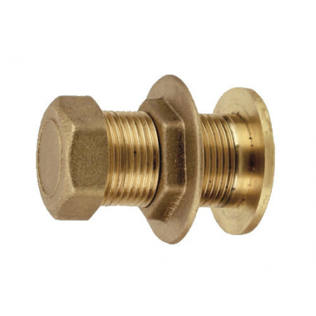 Raccordo in ottone con tappo per cassone 1" – modello A.72 – filettatura maschio