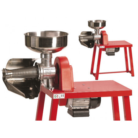 Spremipomodoro elettrico con banchetto – TS Inox – Motore 0,5 HP – Uso professionale – Palumbo