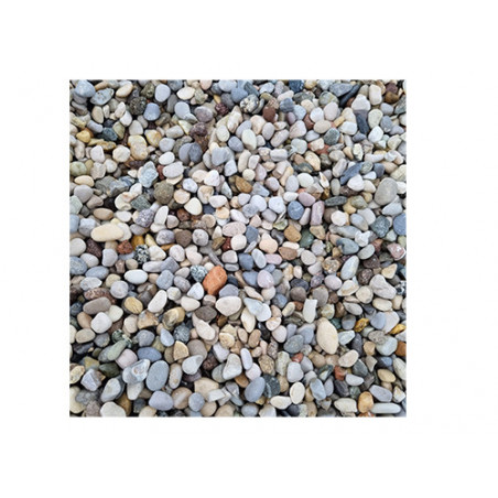 Ciottoli decorativi di fiume Millefiori 10/16 mm – Sacco da 20 kg – Ideali per arredo giardino