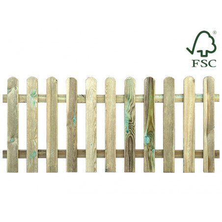 Recinzione in legno impregnato Classic 180x100 cm – Ideale per giardini e spazi esterni – Lasa