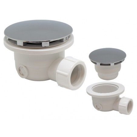 Piletta per piatto doccia Ø90 mm con griglia inox – Scarico rapido e design moderno