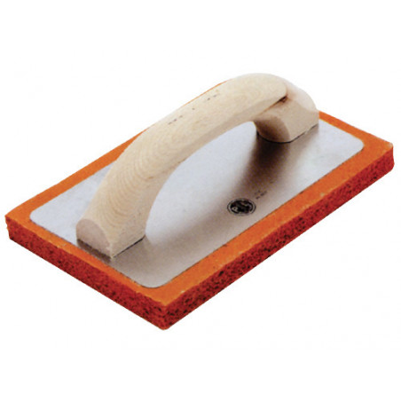 Frattazzo spugna base alluminio 13x21 cm – Per intonaci tradizionali – Ancora