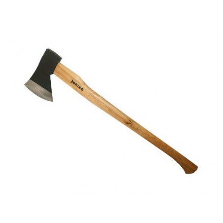 Accetta da taglio 1,6 kg – Lama in acciaio forgiato, manico in legno – Brixo