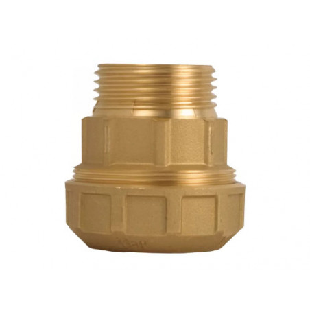 Manicotto maschio ¾"x25 mm in acciaio zincato – Art. 715