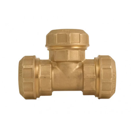 Raccordo a T maschio-femmina Ø 1"x32 – Art. 730 – Acciaio zincato