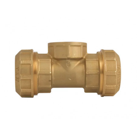 Raccordo a T femmina Ø 1"x32 – Art. 735 – Acciaio zincato