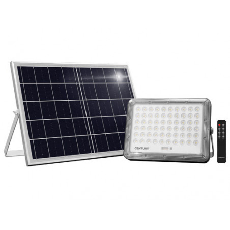 Proiettore LED solare Prometeo 5 W – 400 lm – Sensore crepuscolare e movimento – Century