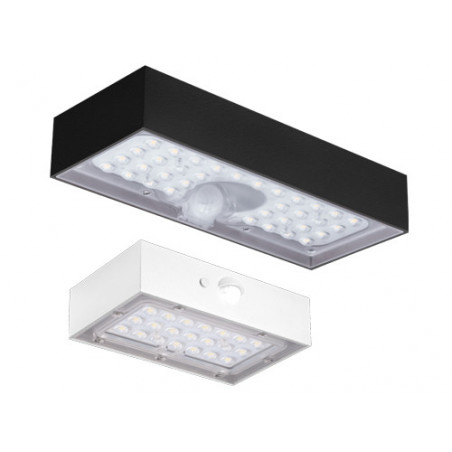 Plafoniera LED solare Domino 6 W Bianco – 800 lm – Sensore PIR – Century