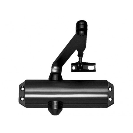 Chiudiporta MAB DC120 nero forza EN 2-4 RAL9005 – Per porte standard