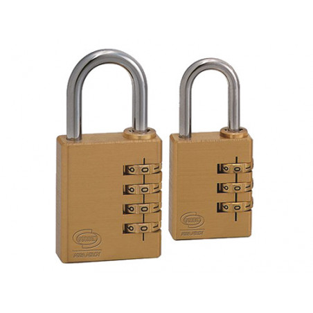 Lucchetto in ottone 20 mm – Compatto per cassetti o cassette – Kombo-Corbin