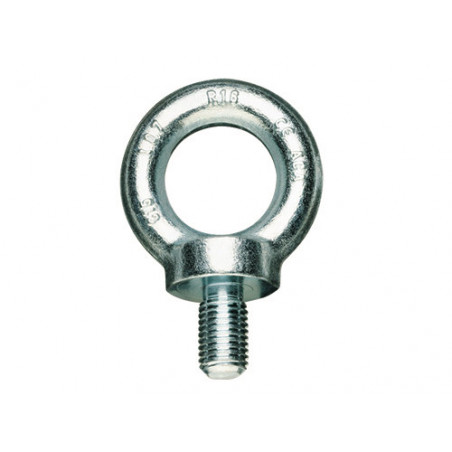 Golfare maschio Robur zincato – Ø 18 mm Art. 8040EZS coeff. sicurezza 6, certificato CE UNI EN10204