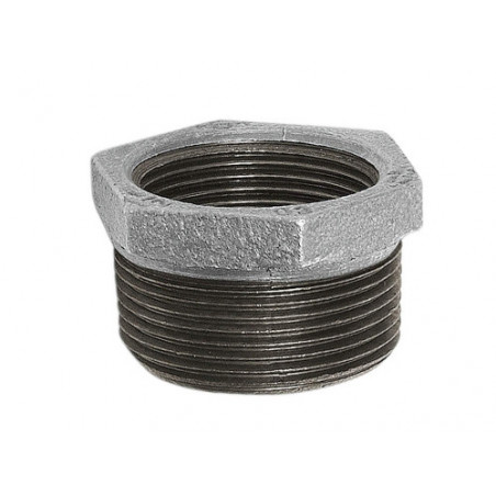 Riduzione ghisa zincata maschio-femmina – F.241 Ø 2" x 1½" per impianti professionali affidabili
