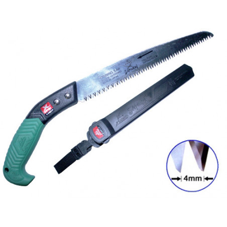 Segaccio Samurai dritto – lama 30 cm con fondina JS300LH, denti temprati e impugnatura ergonomica