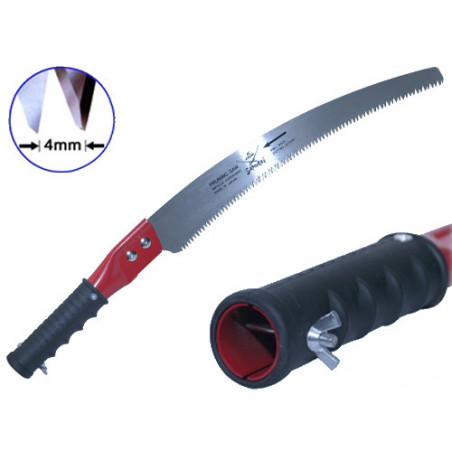 Segaccio Samurai curvo pertica – lama 33 cm PC330LH con attacco per astine e denti tri-cut